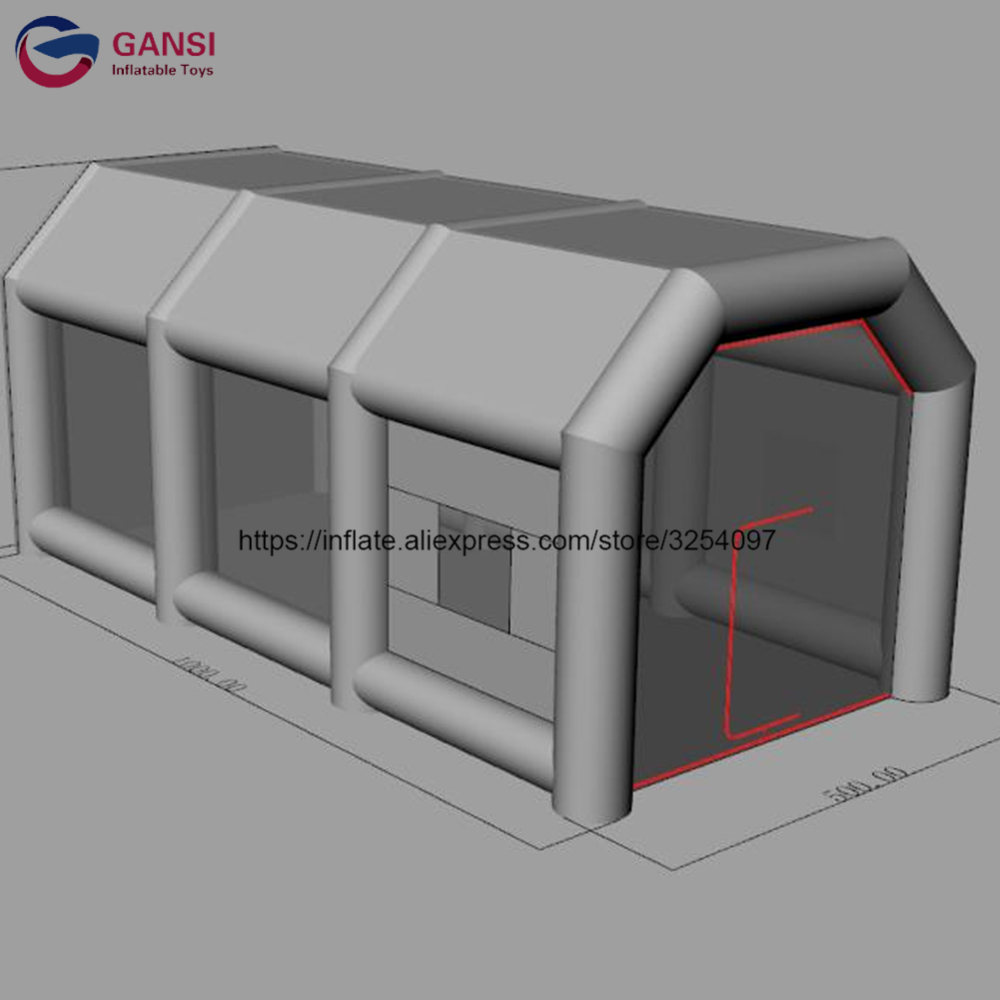 Inflatable Paint Booth - Büyük Araba Çadırı Şişme Boya Kabini