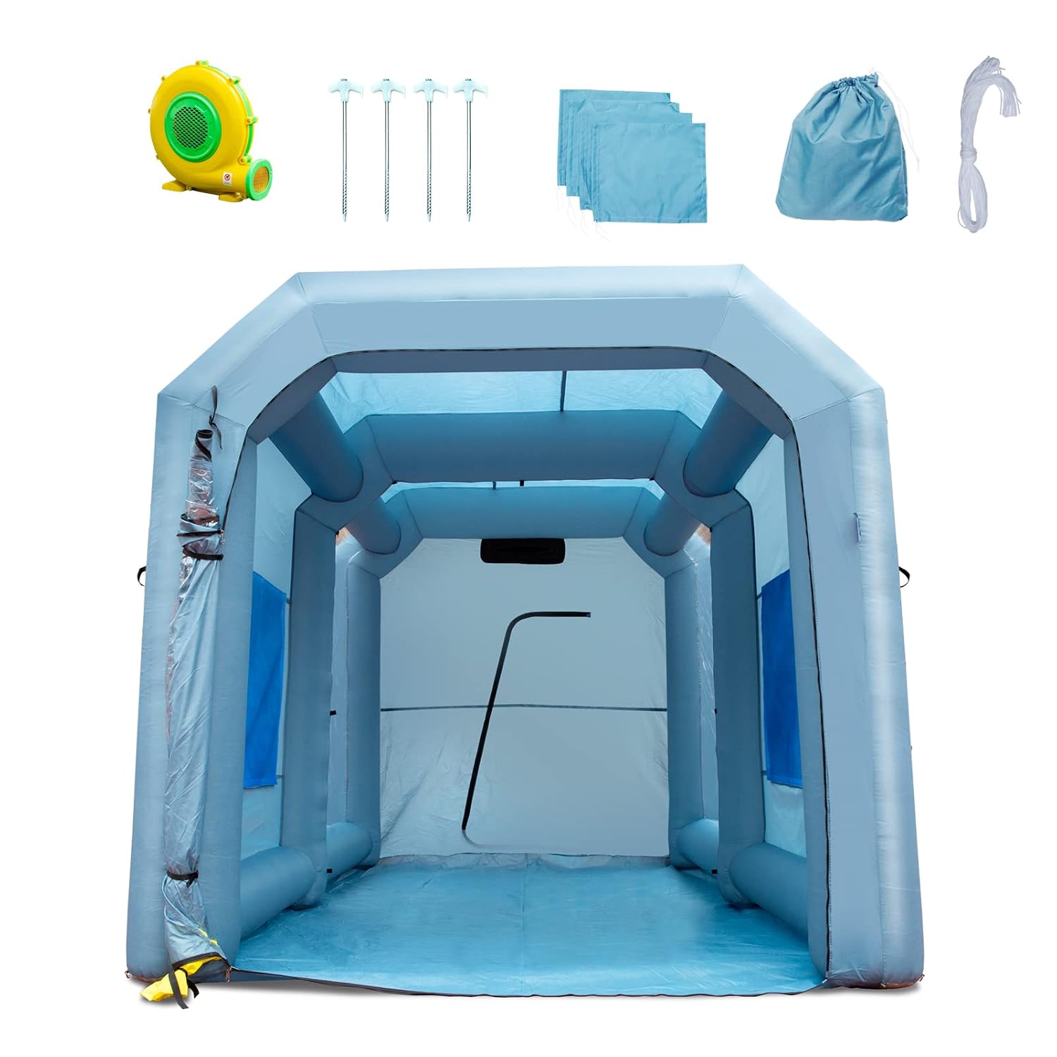 Inflatable Paint Booth - Şişirilebilir Boya Kabini, 13x10x9ft Şişirilebilir Sprey