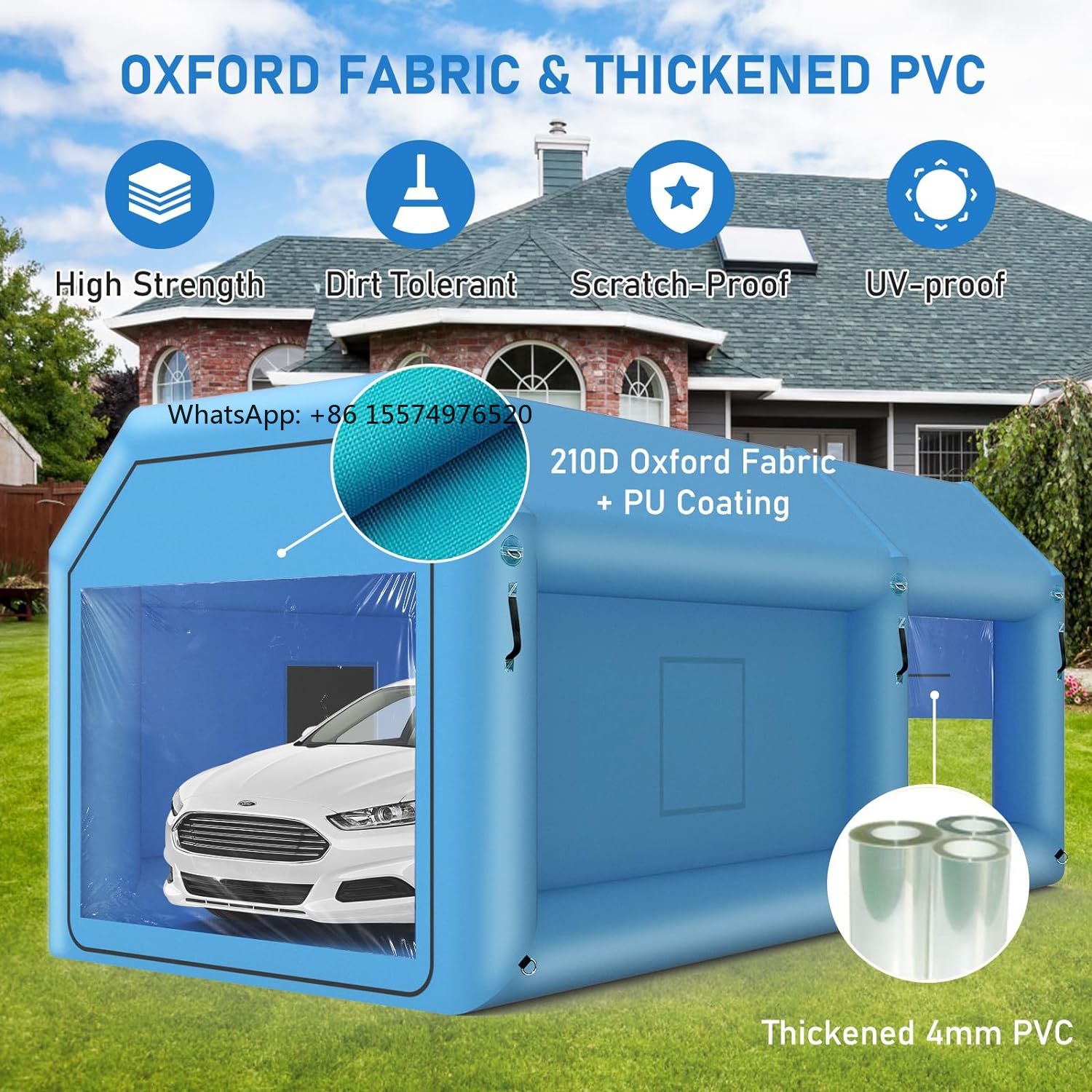 Inflatable Paint Booth - 2026 - Özel yapım dev beyaz