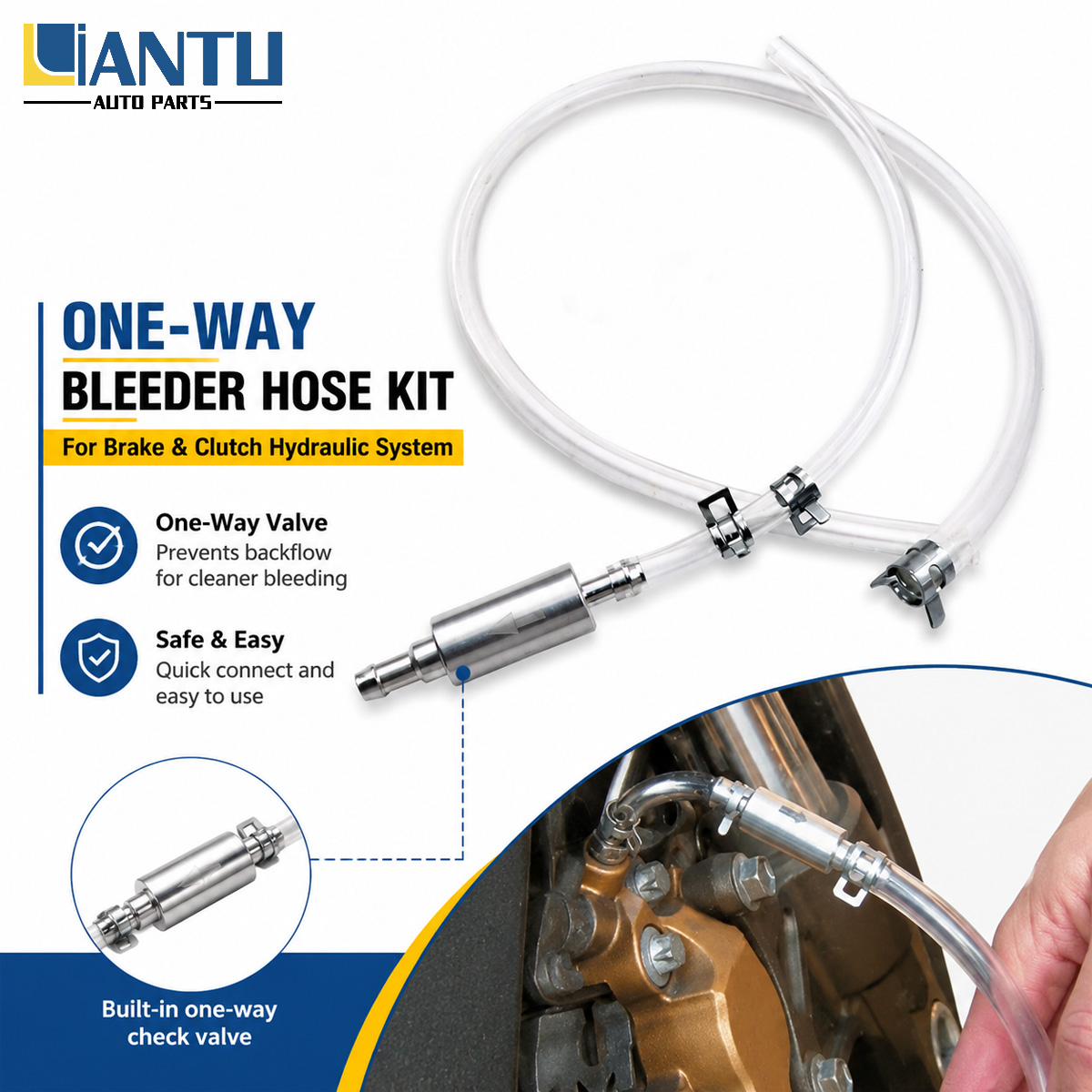 PINMOAP Tek Yönlü Valfli Fren  - Brake Bleeder Kit incelemesi ve fiyatı