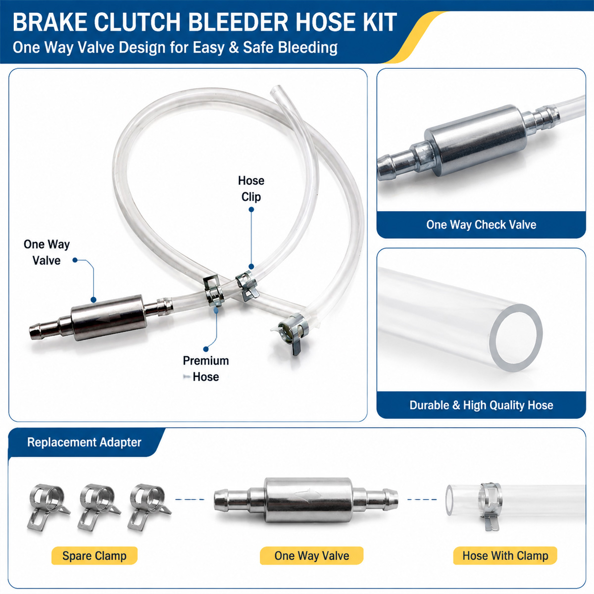 PINMOAP Tek Yönlü Valfli Fren  - Brake Bleeder Kit incelemesi ve fiyatı