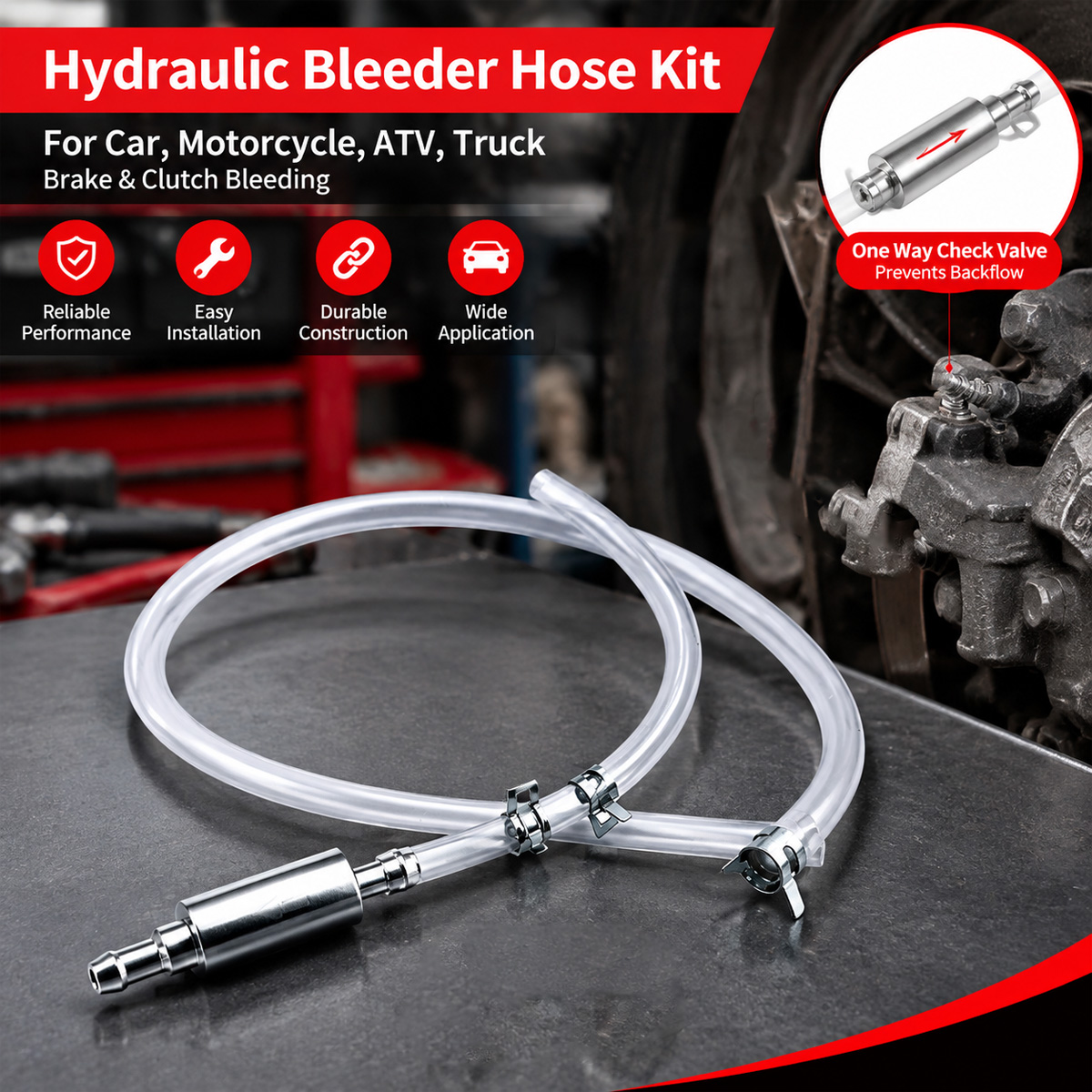 PINMOAP Tek Yönlü Valfli Fren  - Brake Bleeder Kit incelemesi ve fiyatı