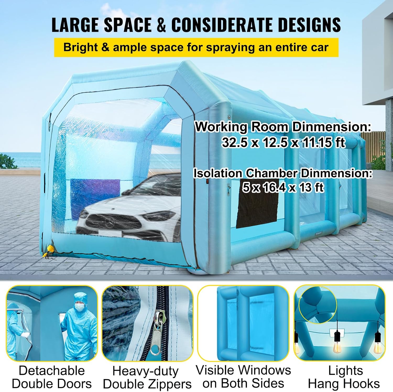 Şişirilebilir Boya Kabini, 39. - Inflatable Paint Booth incelemesi ve fiyatı